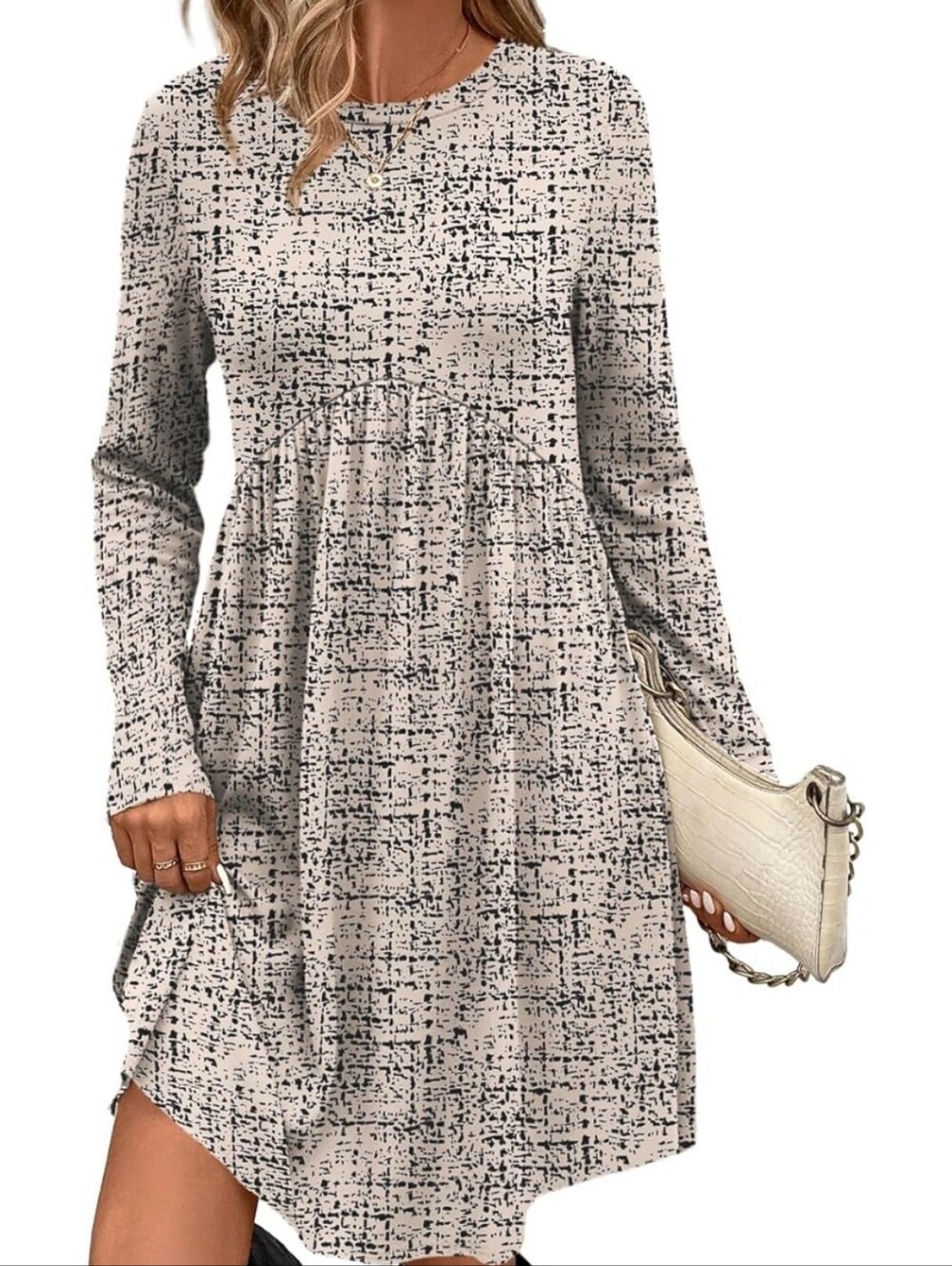 Ofeefan Long-sleeve dress, EUC